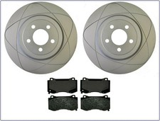Coated Brake Discs Front + Brake Pads For CHRYSLER 300C 2005-2014 SRT-8