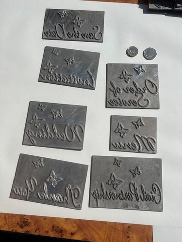 Hot foil plates - hot,