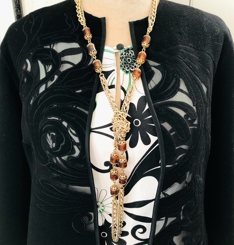 Vintage sautoir layered - vintage,