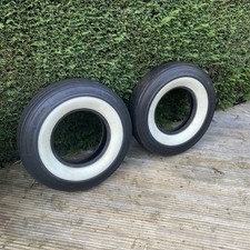  Hot rod white wall tyres 8.50x14