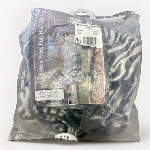 Rhinegold zebra print - print, black