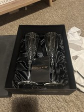 Pair  of Thomas Webb Crystal