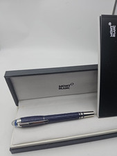 Montblanc StarWalker SpaceBlue Doué fountain Pen new in box and user guide