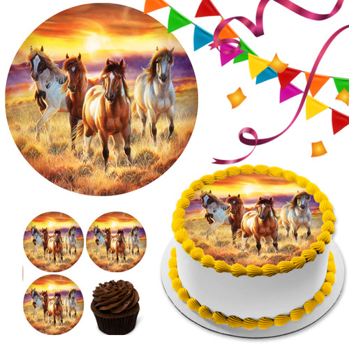 Horse pony cake - pony, topper