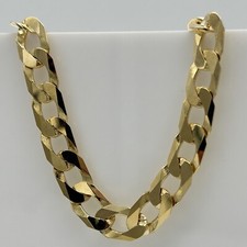 9ct Solid Yellow Gold 8mm Flat