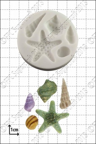 Silicone mould starfish - mould,
