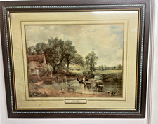 Vintage framed glazed print - &,
