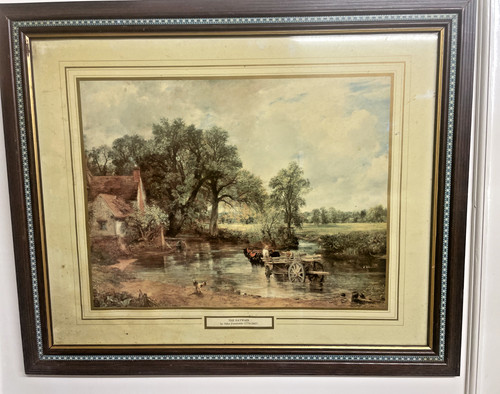 Vintage framed glazed print - vintage, &