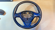 FORD FIESTA BLACK LEATHER STEERING WHEEL 2012-2017 8A613600EG38C5 MK7 MK7.5