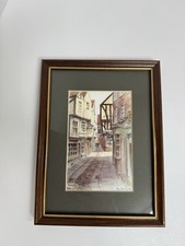 VTG The Shambles York Framed