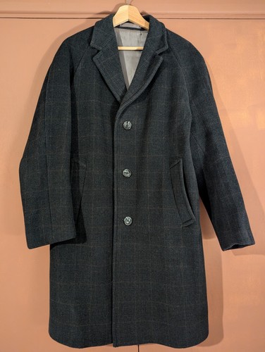 Tweed style checked coat - tweed-style, –