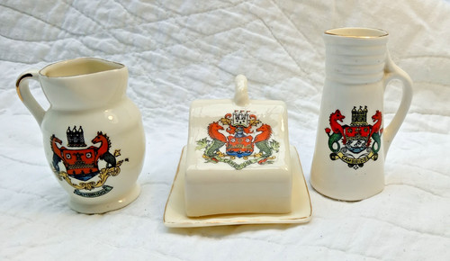 Vintage crested china ware - vintage,