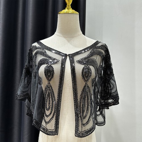 Sequin jacket for women - jacket, short