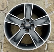 MINI COOPER R56 R57 R58 R53 17'' INCH BULLET ALLOY WHEEL RIM 7J BLACK 6784124