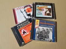 Lot 4 Vintage Rock CDs Freddy Cannon Johnny Burnette Dbl Johnny Kidd Hurricanes