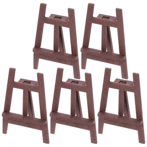 5pcs doll house decor wooden - 5pcs,