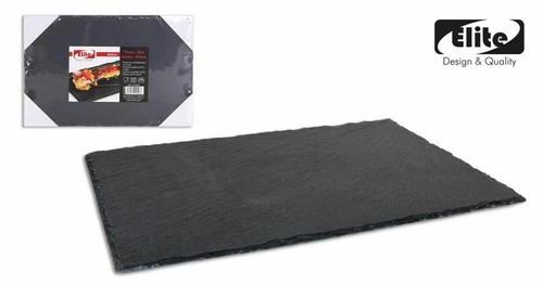 Natural slate cheeseboard tray - slate,