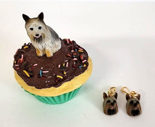 Silky Terrier Cupcake Trinket