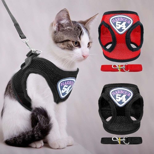 New mesh cat harness - new,