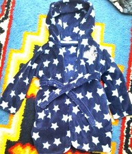 size 18- 24 months,dark blue with stars,hooded,Tigger, dressing gown Disney