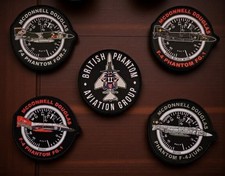 British Phantom Aviation Group F-4 `all the Phantoms` Cloth Patch Collection