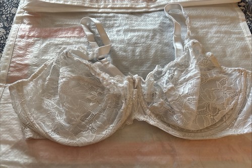 White underwired bra size - bra,