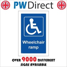 SIGN Wheelchair Ramp Health