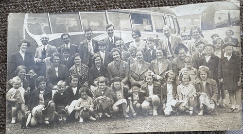 Vintage photo postcard 1930s - photo,