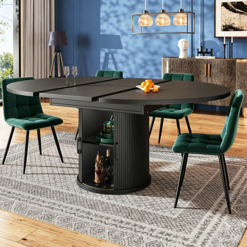 Extendable dining table with - extendable, 4