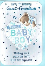 GREAT GRANDSON 1st BIRTHDAY