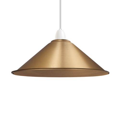 Refurbished metal cone pendant - refurbished,