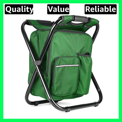 Portable stool backpack cooler - backpack,