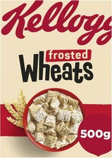 Kellogg's Frosted Wheats Breakfast Cereal Box, 500g