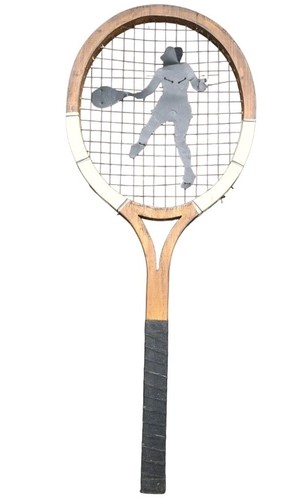 Vintage wall mounted tennis - wall,