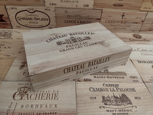 Wooden wine box crate with - wooden,