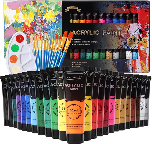 Artkunst acrylic paint set 24 - acrylic, set,