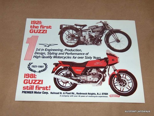 Vintage moto guzzi v50 500 - moto,
