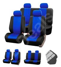 Car Seat Covers Black Blue