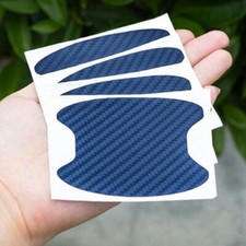 4Pcs Blue Car Door Handle