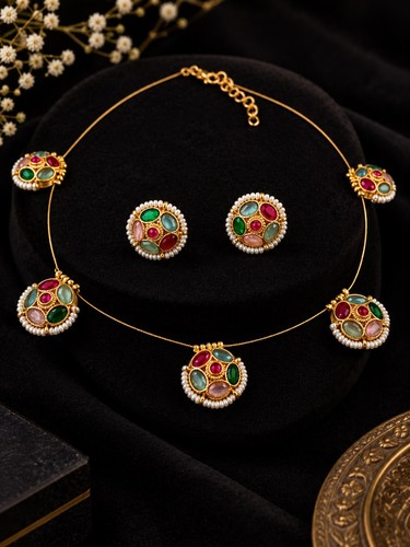 Indian pakistani set choker - indian,