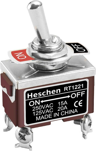 Metal toggle switch - toggle, rt1221