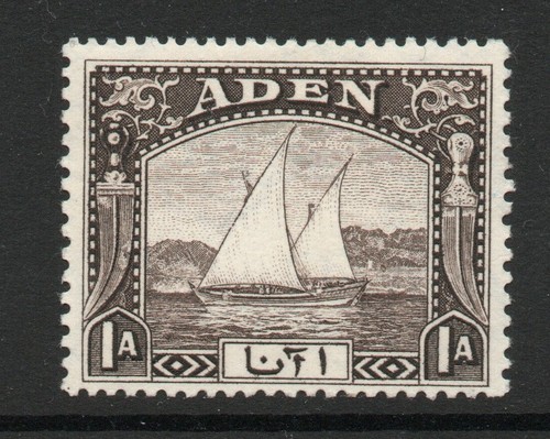 Aden 1937 dhows sepia - 1937, 1a