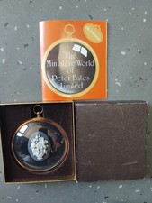 Vintage England Plaque Flowers In Cameo From The Miniature World Of Peter Bates 