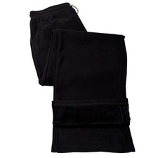 Womens FLEECE LINED Soft Luxurious Wide Leg Joggers Trousers Pants Lounge Wear