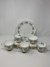Vintage Clare Bone China Blue