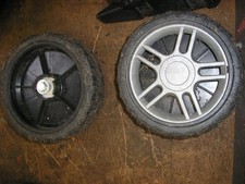 Pair Mountfield SP454 lawnmower front wheels 165mm