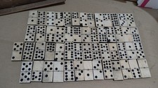 Ebony & Ivory Antique Dominoes