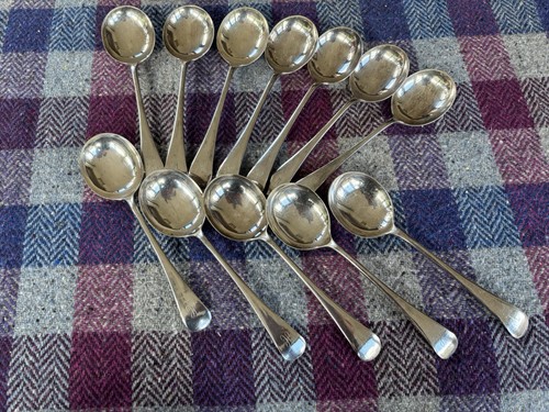 Vintage epns soup - , spoons
