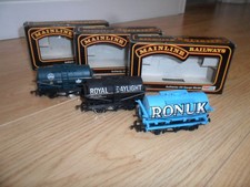 Collection of Mainline Tankers for Hornby OO Gauge Model Railway Train Sets