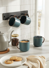 Next Set of 4 Teal Blue Hadley